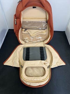 TRAVELON Anti-Theft Quilted Cosmetic Bag Backpack Orangish Rust Benefits Charity TRAVELON Anti-Theft Quilted Cosmetic Bag Backpack Orangish  main image 2