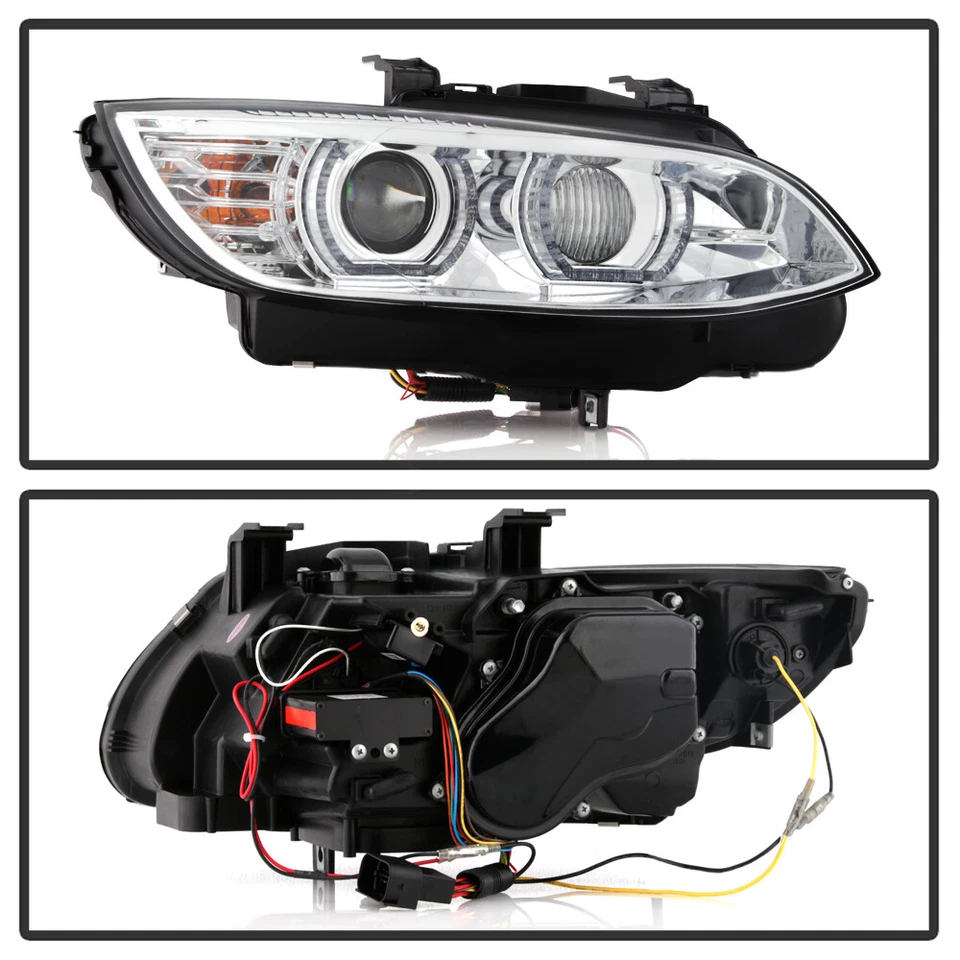 BMW E92 E93 328i 2007-2010 cupé HID con faros AFS LED 3D halo DRL faros Foto 4 de 4