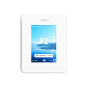 WarmUp 6IE-04-CW-LC 6iE 110/240V Smart WiFi Learning Floor Heating Thermostat