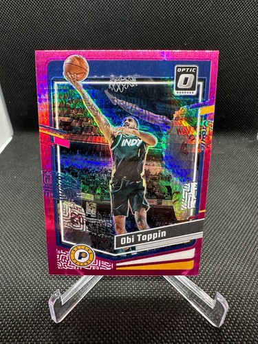 Obi Toppin 2023-24 Donruss Optic Hyper Pink O39 #17 Indiana Pacers - 第 1/2 張圖片