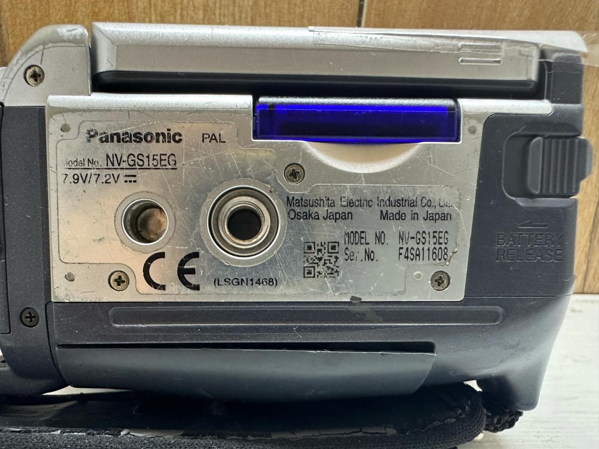 Panasonic NV GS15 Mini DV Video Camera Japan 24x Optical Zoom for