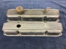 Mopar 383 440 Roadrunner GTX Charger Challenger Cal Custom Finned Valve Covers