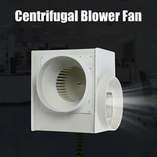 Lab Centrifugal Exhaust Fan Ventilator Chemical Cabinet Fume Hood Air Blower