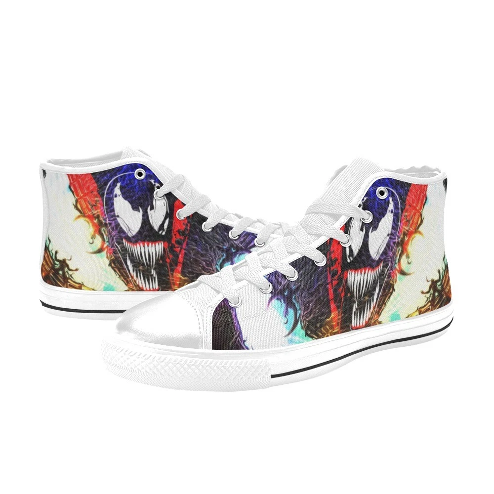 Venom Mens Sneakers High Top Canvas Casual