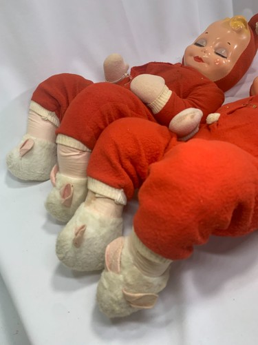 2 Vintage Rushton Vinyl Face Doll Soft Elf Fairy - 24" in length - Picture 18 of 18