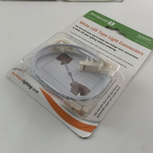 LED Tape Light Connectors Armacost Lighting Pro Series White & RGB - Picture 5 of 9