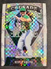 2022 Crusade Kevin Smith RC SILVER PRIZM card #13 Athletics
