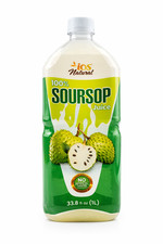 IOS Natural Soursop Juice 33.8 fl oz x 1 case (12 Bottles)
