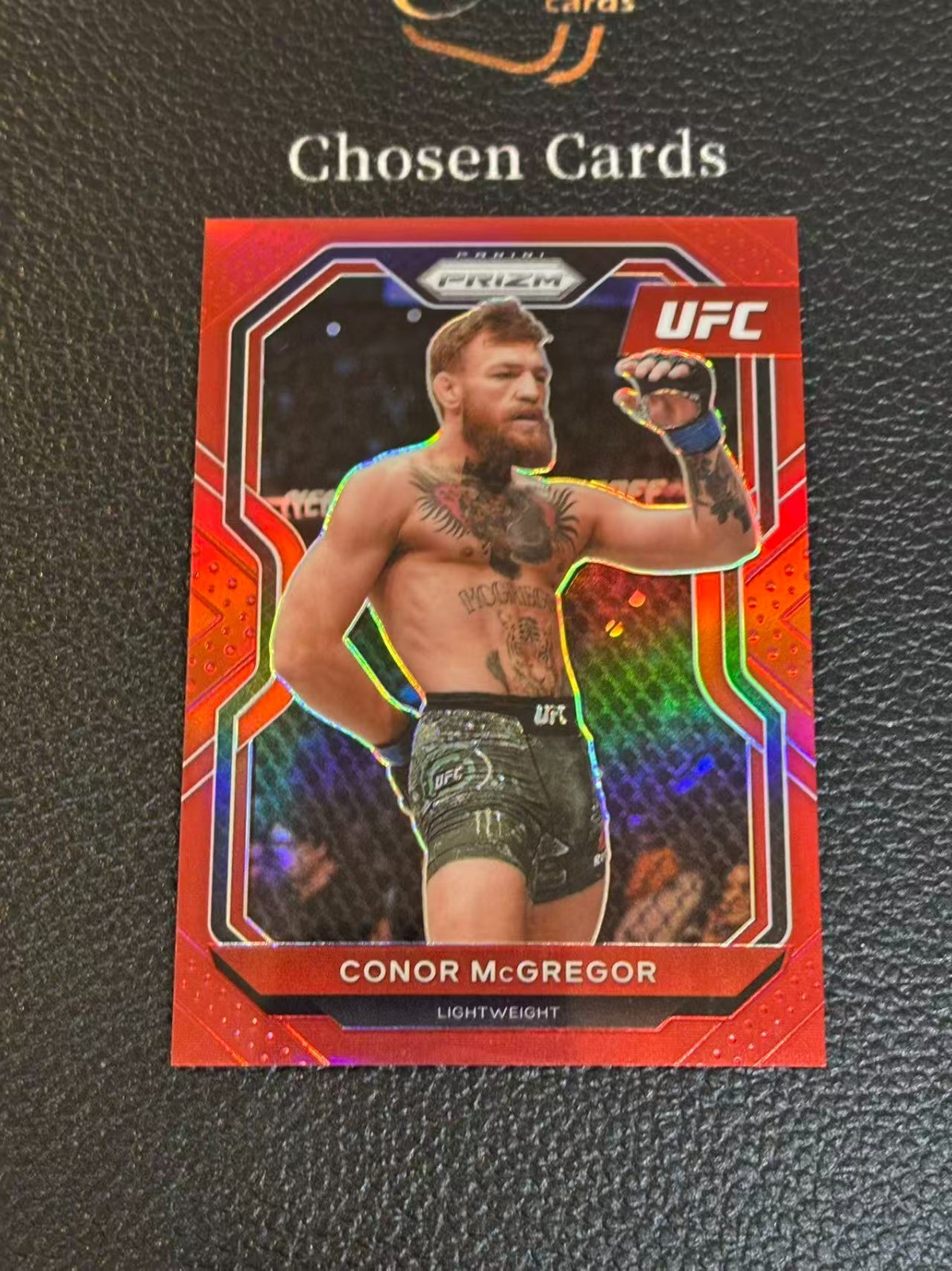 2021 Panini Prizm UFC Conor McGregor Red Prizm /275 WYR