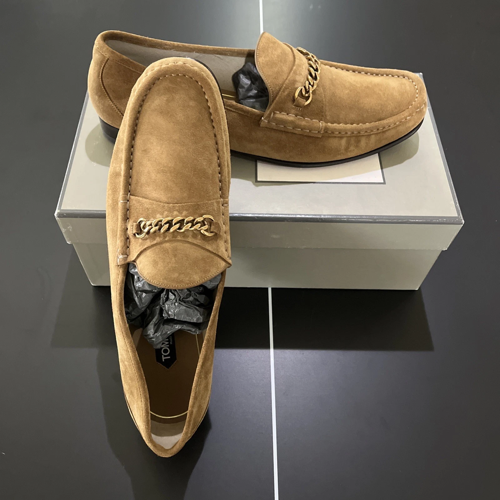 Tom Ford — Tom Ford Men’s Suede Loafer - Size 14UK/15US