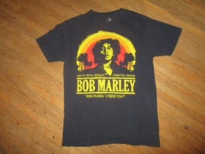 BOB MARLY RASTMAN VIBRATION T SHIRT Roots Rock Reggae Kingston Jamaica MEDIUM