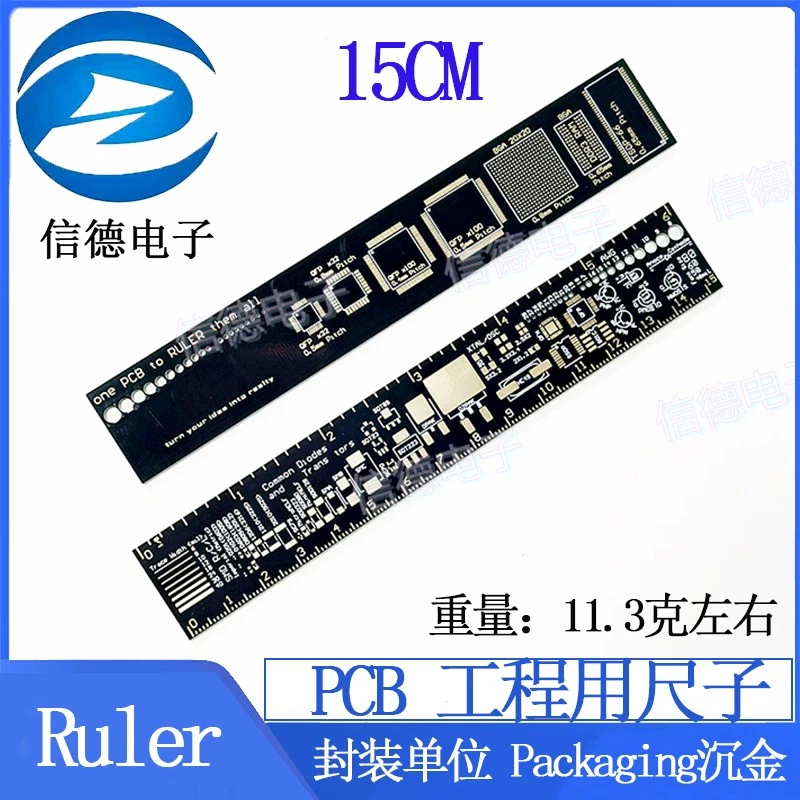 Regla PCB de 2 piezas regla de ingeniería unidad de embalaje embalaje 15CM/20CM/25CM#TT Foto 2 de 4
