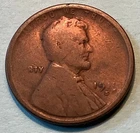 2 – 1919-S LINCOLN CENT COINS 1- ERROR, LOTS OF - 1 NORMAL - DECENT