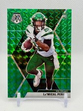 2020 Panini NFL Mosaic - La’Mical Perine GREEN Prizm #235 Rookie RC Jets