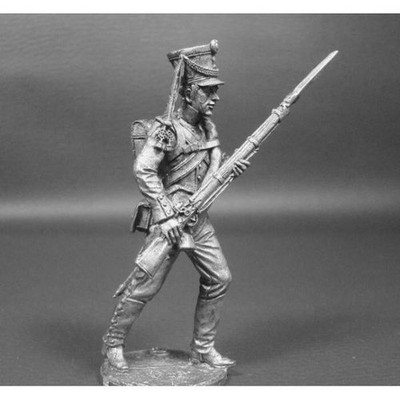  Russia. Musketeer officer Hand UnPainted Tin Miniature 54mm 1/32 Figurines 