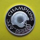 1994 SAN DIEGO CHARGERS - JACK MURPHY STADIUM One Ounce .999 Silver Art Round