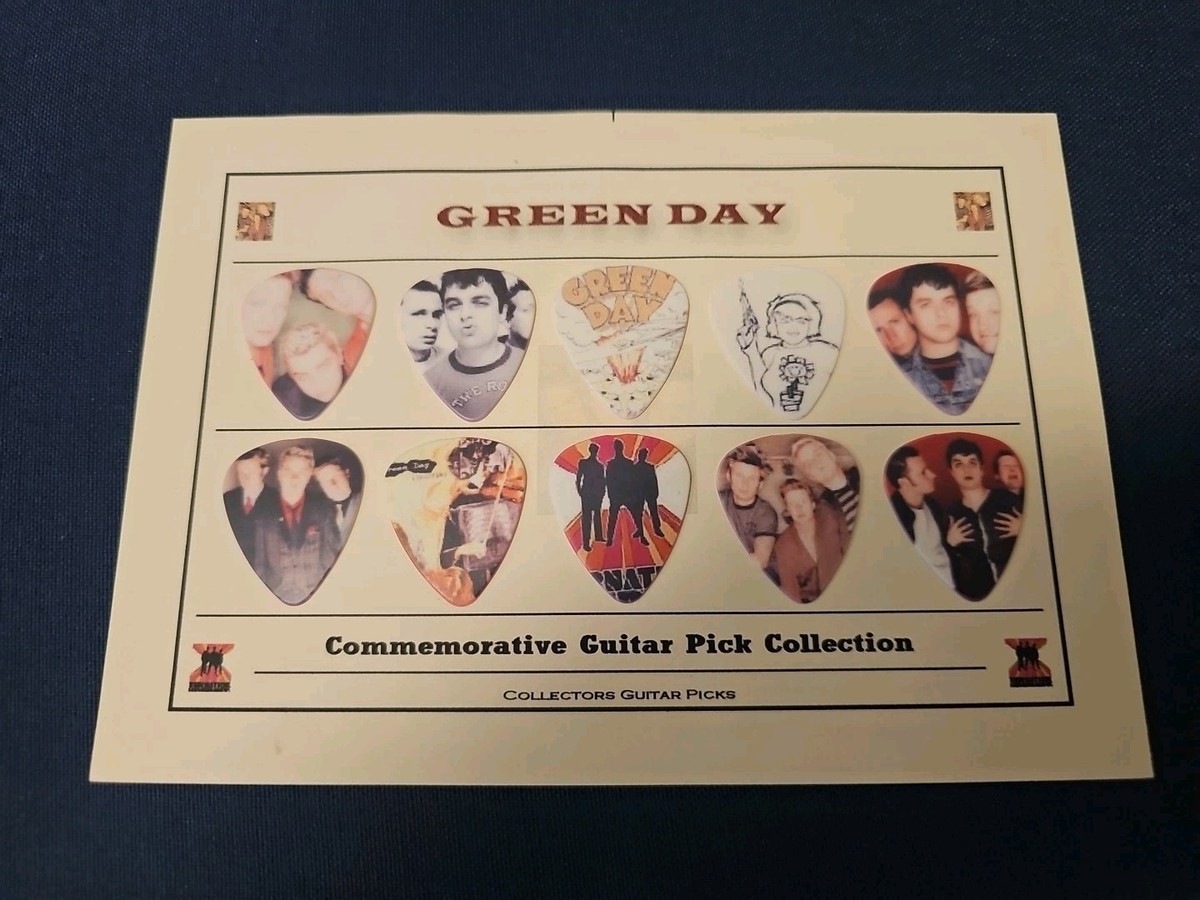 GREEN DAY Commemorative Guitar Pick Collection Of 10 New Limited