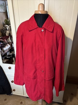 GOLD by TELEMAC Damen Classic Anorak Jacke Gr. M rot Microfaser Full Zip