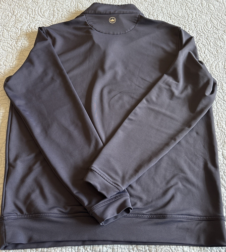 Peter Millar Perth Performance Mens Medium 1/4 Zip Pullover Golf Morgan Stanley - Picture 6 of 12