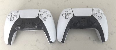 2 - Sony PlayStation 5 PS5 Dual Sense Wireless Controllers - White