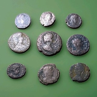 9 Römische Münzen Konvolut/ LOT 9 Y