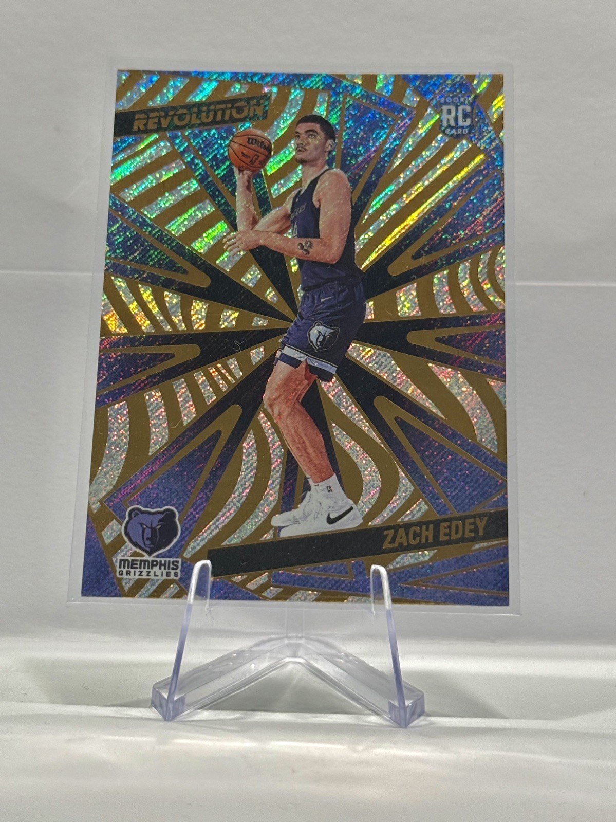 2024-25 Panini Revolution NBA Rookie Base #134 Zach Edey Memphis Grizzlies