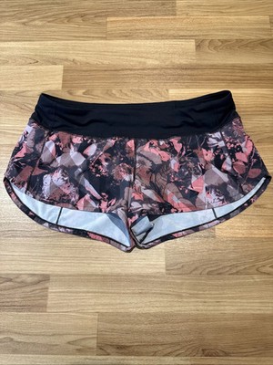 Lululemon Speed Up Shorts 2.5  Lined Multicolor Size 10