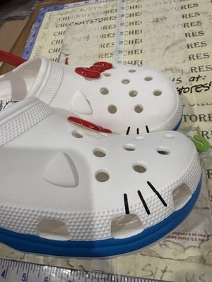 New NWT Unisex Clogs Crocs 209438-100 Hello Kitty I Am Classic