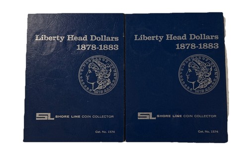 Lot Of 2 EMPTY Shore Line Coin Collecting Folders NO COINS Fast Shipping Lot 38