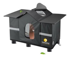 Spacious Outdoor Waterproof Cat House Portable Shelter Stray  Feral Pets New