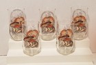 VINTAGE Set Of (5) Libbey Merry Mushroom Drinking Glasses 1970s