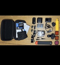 GoPro HERO 9 Black Bundle + 2 Batteries Charger Case Mounts Remote Waterproof