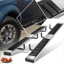 For 05-24 Nissan Frontier Crew Cab 6.61" Stainless Steel Step Bar Running Boards