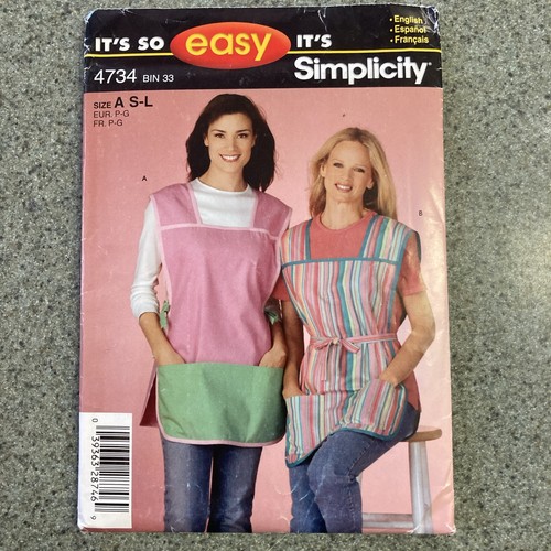 Simplicity Sewing Pattern Apron New Uncut   #4734 Sm Med Lg - Picture 1 of 4