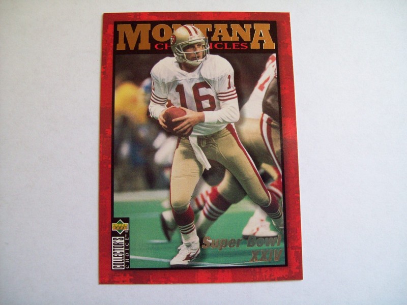 Joe Montana 1995 Upper Deck CHRONICLES JM 8 SB XXIV San Francisco 49ers HOF