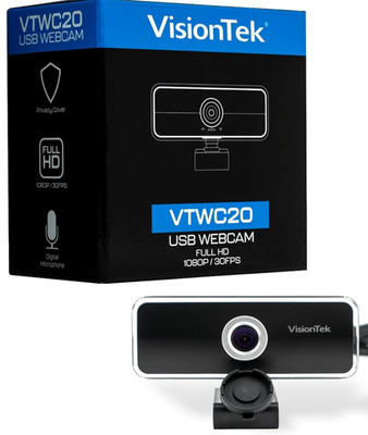 VisionTek VTWC20 HD 1080p Webcam Black (901380)