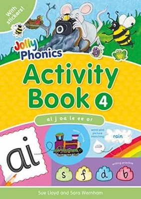 Jolly Phonics Activity Book 4: - Paperback, by Wernham Sara; Lloyd - Very Good x