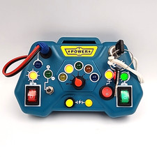 LED Busy Board Montessori Sensory Switch Panel Toddler Toy - Light Up Controller