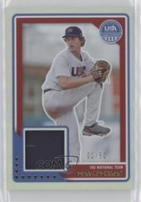 2023 Panini USA Baseball Stars & Stripes Material Holo 1/50 Adam Hachman tj1