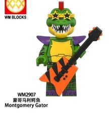 Montgomery Gator FNAF - Custom PAD Mini Figure Five Nights At Freddy's minifig