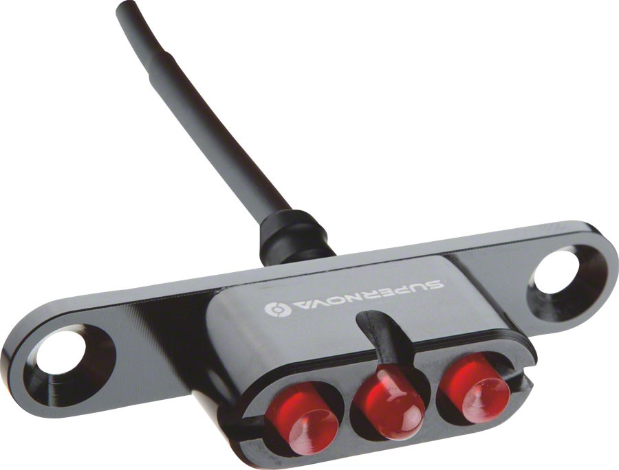 Задний фонарь Supernova E3 2 Крепление на болтах переменный ток Черный 10790₽