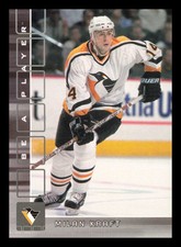Milan Kraft #44 2001-02 Be a Player Memorabilia Pittsburgh Penguins Hockey