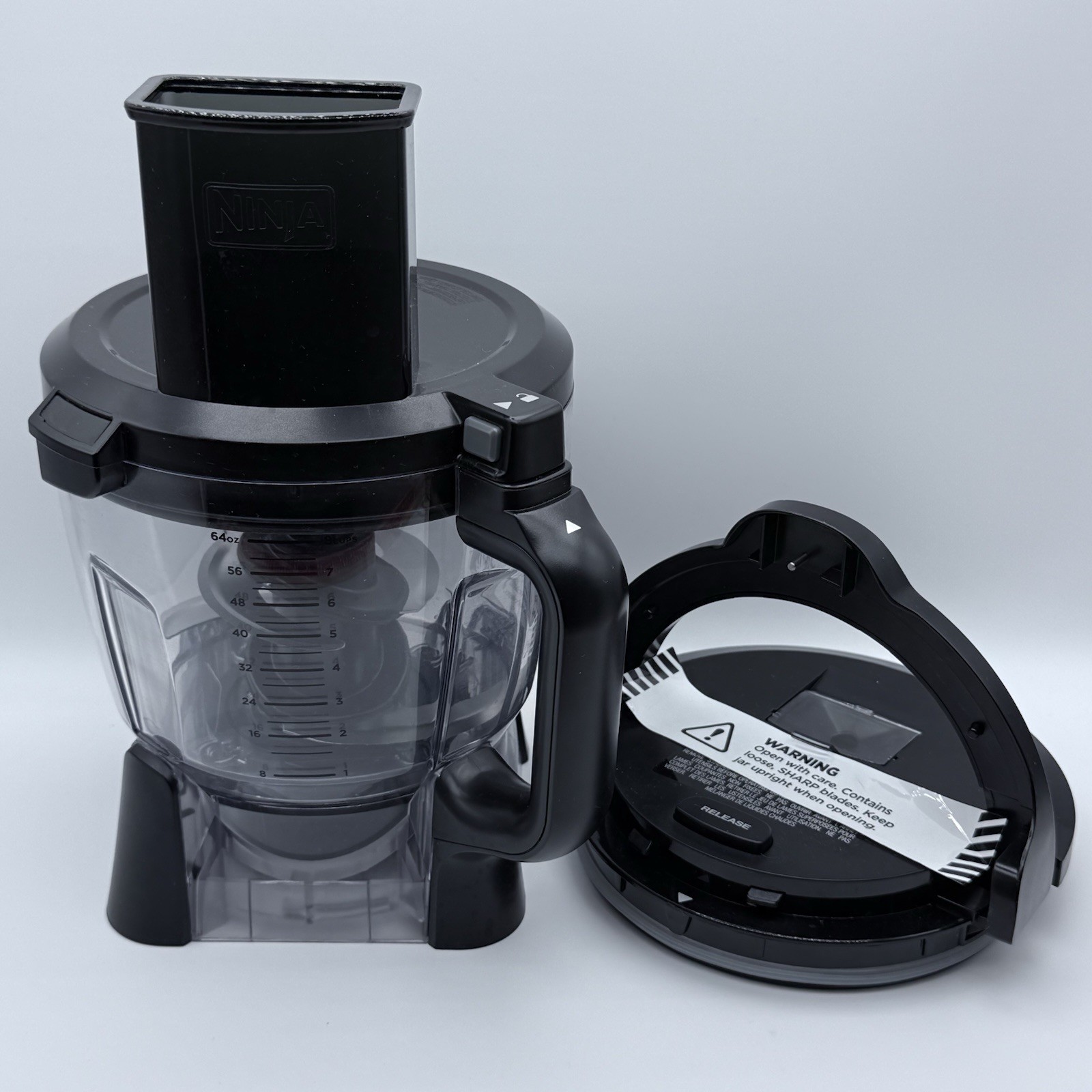Ninja Blender Food Processor Bowl 64oz with Double Blade and Lid GH-14014-image