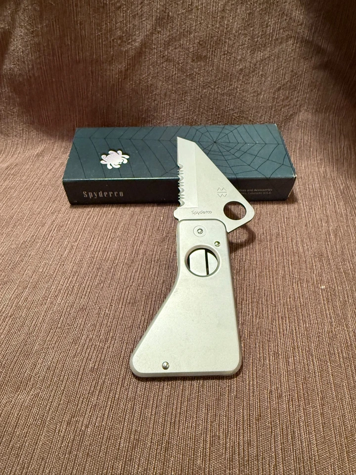 RARA Spyderco Spydercard/Acero/AUS-6/SC01PS/Descontinuada Foto 3 de 3