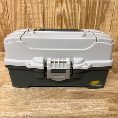 Plano 6201 One-Tray Tackle Box, Bait Storage, Extending Cantilever-tray Design