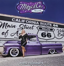 2026 Hot Rod & Custom PIN-UP Calendar 12 Months vintage car classic auto photos