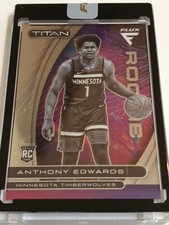 2020 Flux Anthony Edwards Rookie TITAN 4 Uncirculated Encased RC - Panini Sealed