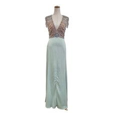 Abito da sposa Jenny Packham beige/verde con perline impreziosite