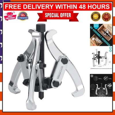 Corrosion-Resistant 3-Inch Gear Puller - Durable CR-V Steel with Non-Slip Grip
