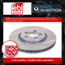 2x Brake Discs Pair Vented fits JAGUAR XK8 X150 4.2 Front 06 to 14 SG(AJ33) Set